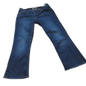 Levi’s Bootcut Cropped Dark Jeans